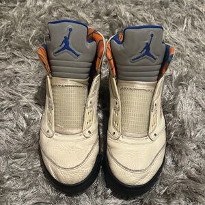 Jordan Sneakers Cream and Blue